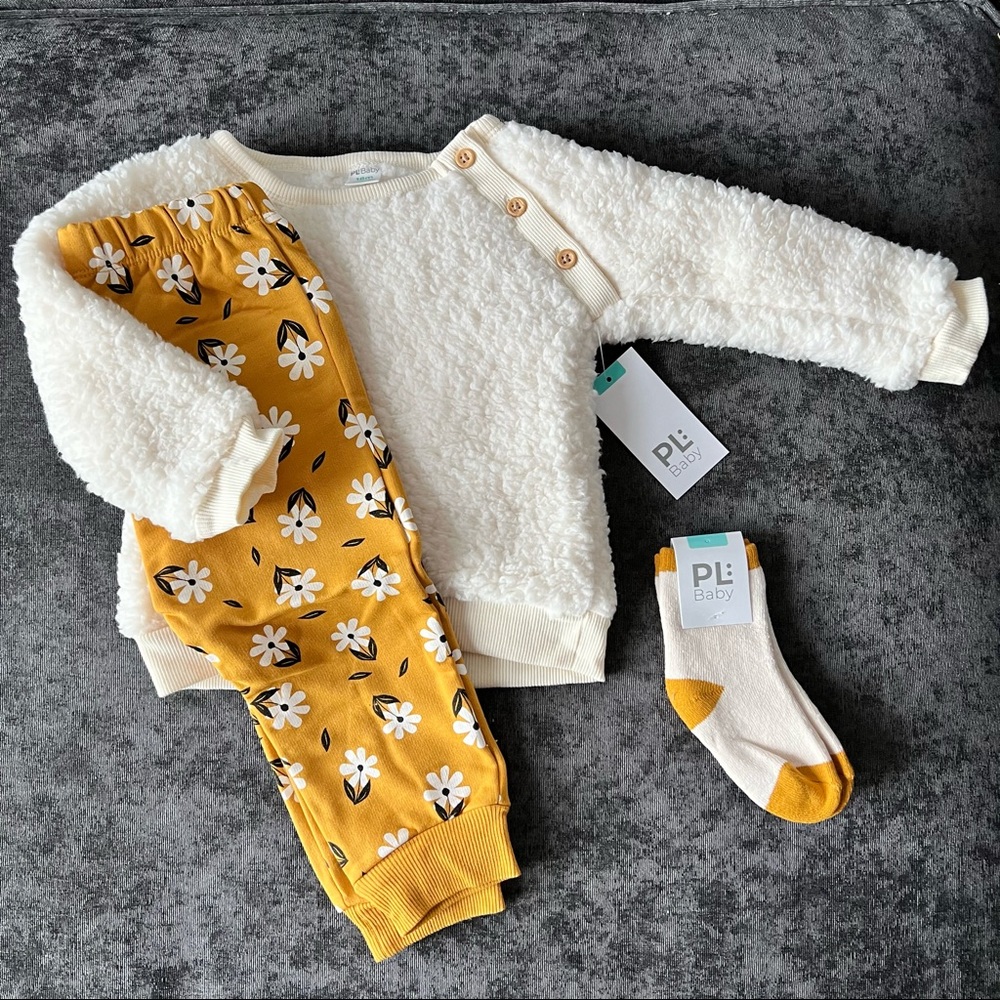 NWT PL Baby 3 Piece Outfit